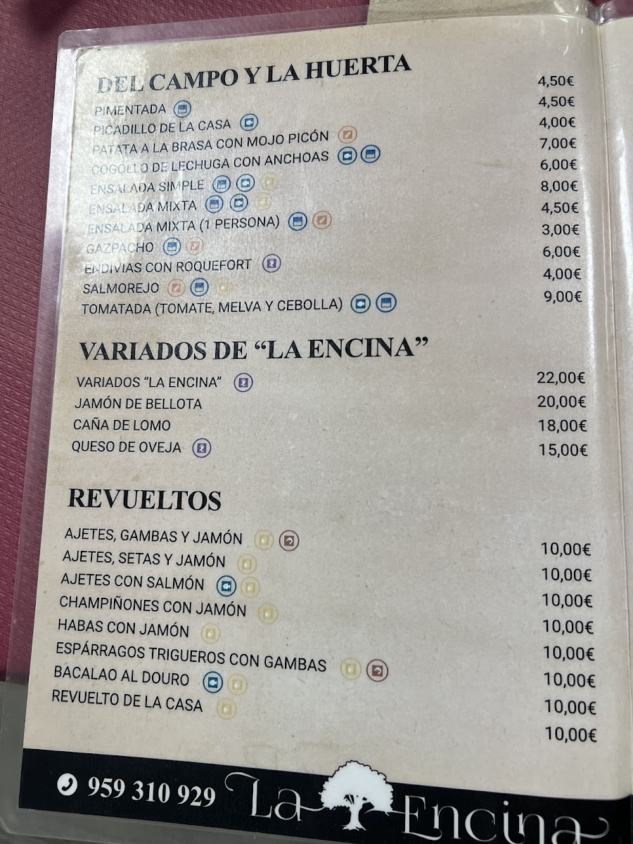 Menu Mesón La Encina-5