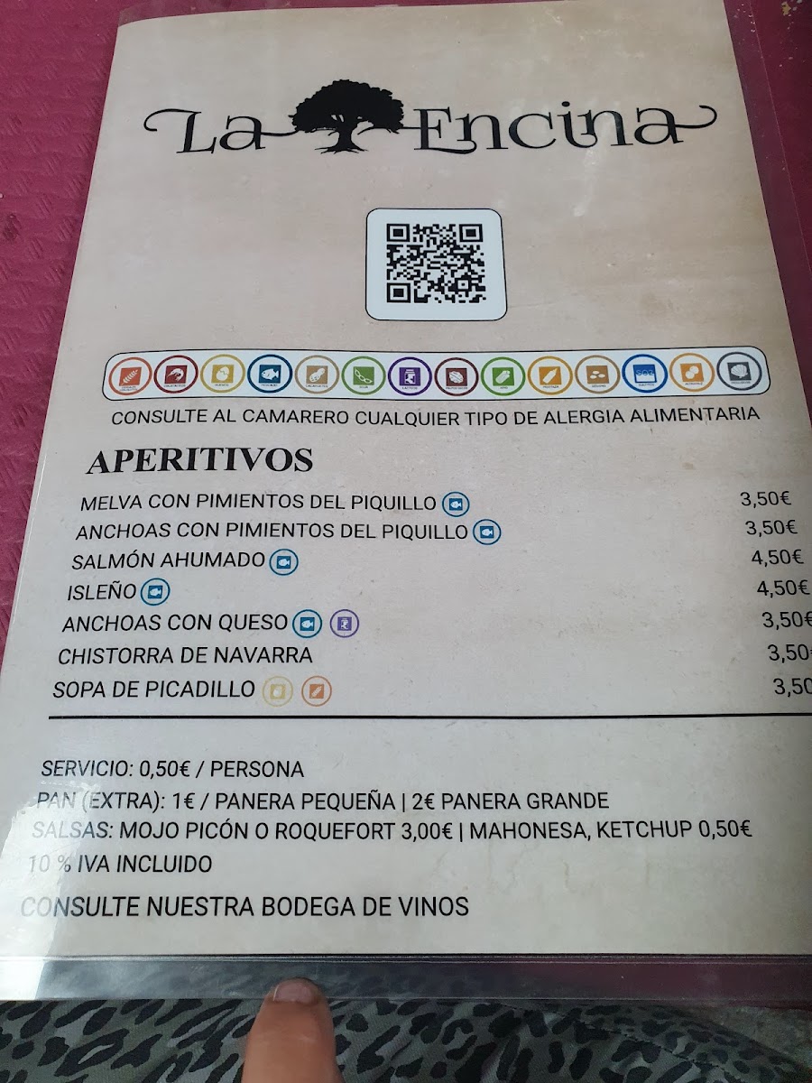 Menu Mesón La Encina-8