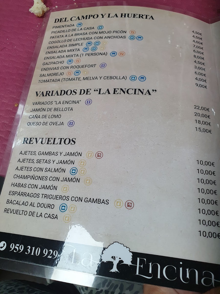Menu Mesón La Encina-9